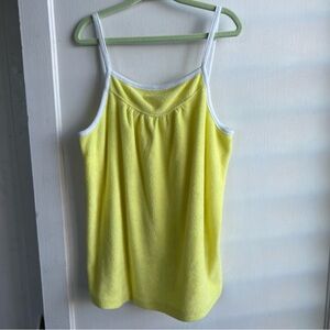 Janie and Jack Sunny Yellow terry cloth tank